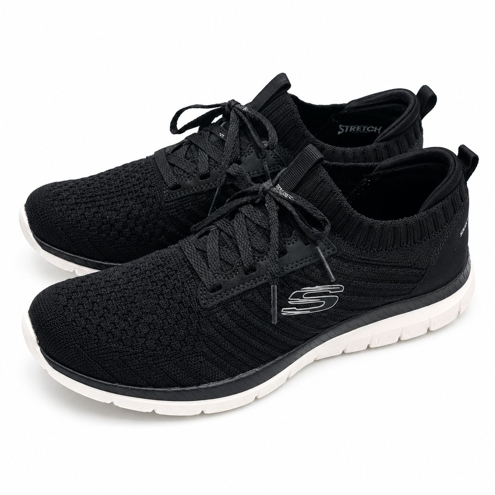 Skechers Ultra Flex 2.0 Sneakers Womens 8 Black 56124 Memory Foam Walking Shoes